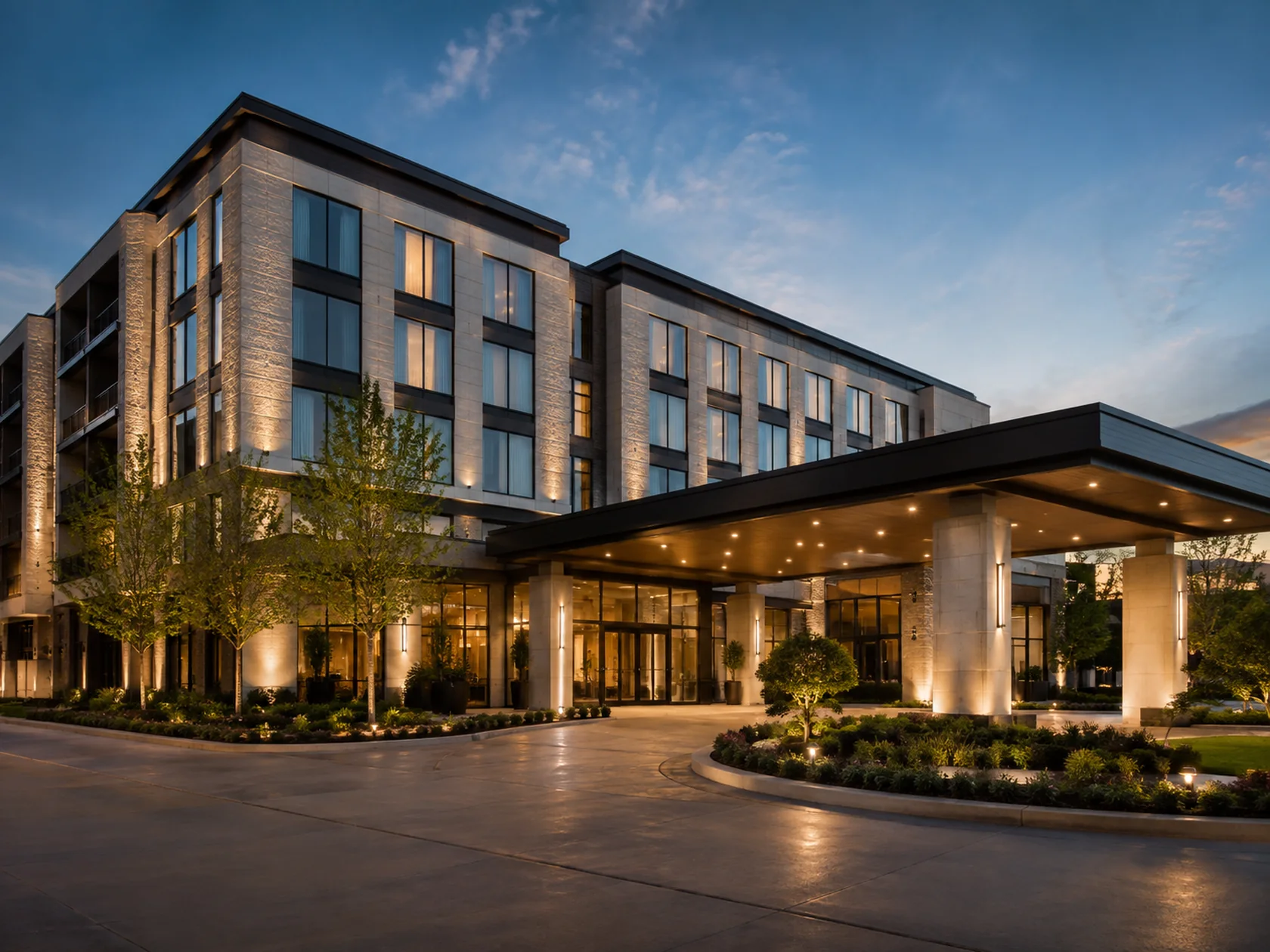 Hospitality architectural concept