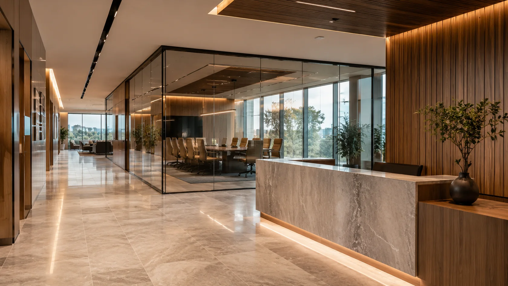 Office architectural concept